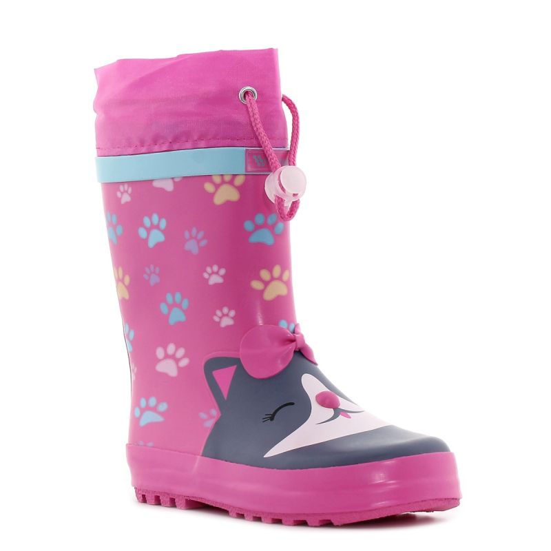 Wink - Aqqo - Paws rózsaszín baba gumicsizma