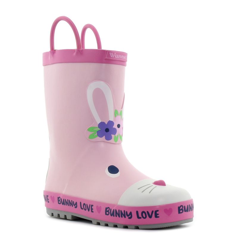 Wink - Aqqo - Încălțăminte căptușită pentru copii Bunny Love-01