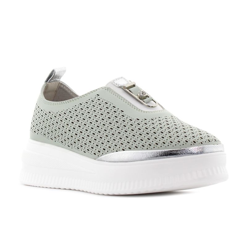 Yolera - Neagley adidași kaki pentru femei-01