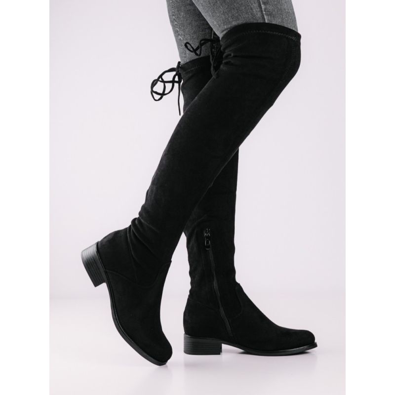 Yolera - Cizme cu toc înalt pentru femei Fox-01