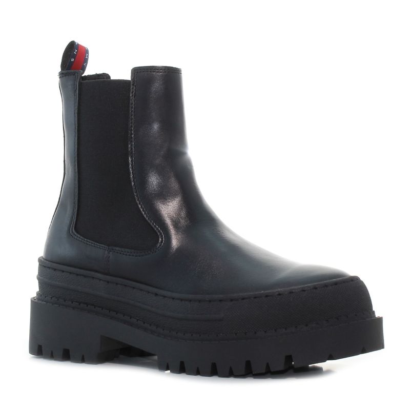 Tommy Hilfiger TJW Chelsea Foxing cizme de gleznă pentru femei-01