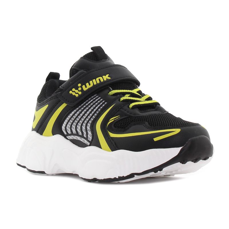 Wink - Qupp fekete gyerek cipő