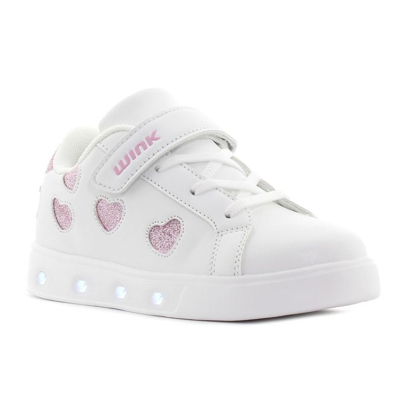 Wink - Nabance fehér villogó gyerek cipő