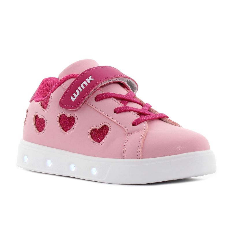 Wink - Nabance rózsaszín villogó gyerek cipő