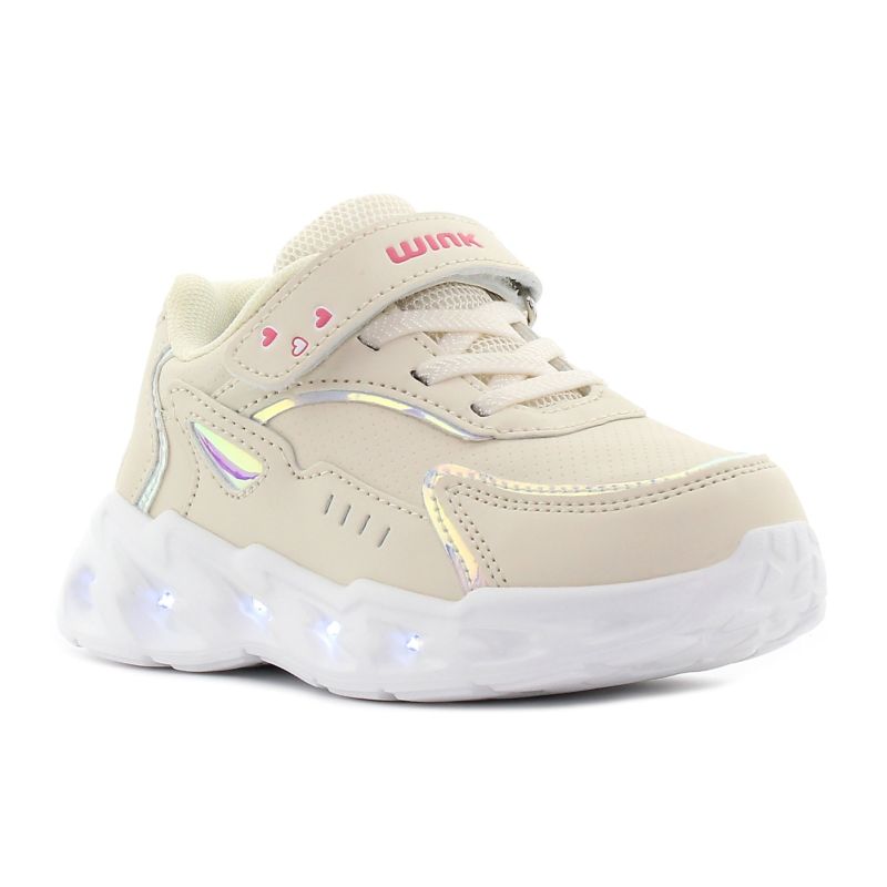 Wink - Biest bézs villogó baba cipő