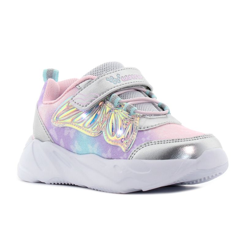 Wink - Pyrgus ezüst villogó gyerek cipő