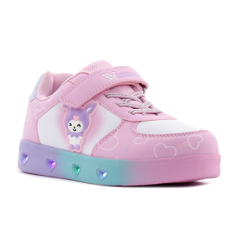 Wink - Whalda Str rózsaszín villogó gyerek cipő