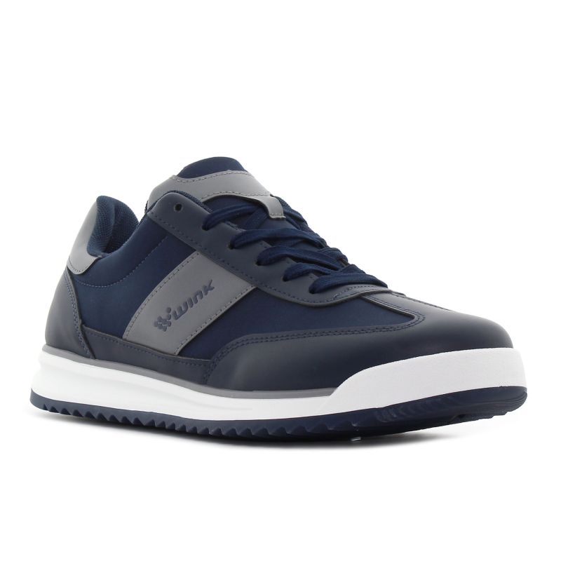 Wink - Rtro sötétkék férfi cipő