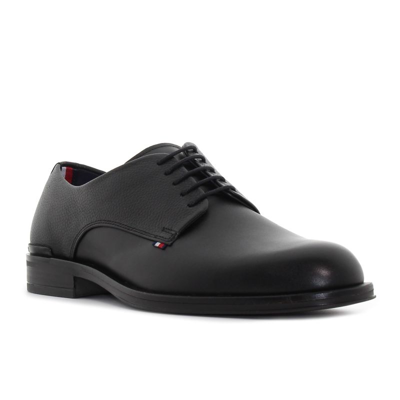 Tommy Hilfiger Core fekete férfi elegáns cipő