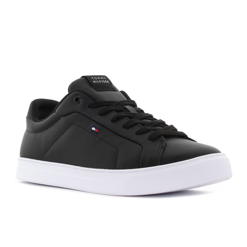 Tommy Hilfiger Icon Court fekete férfi cipő