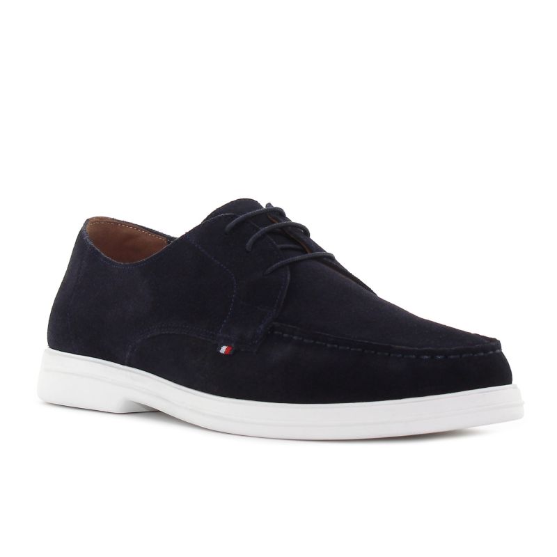 Tommy Hilfiger Suede pantofi pentru bărbați-01