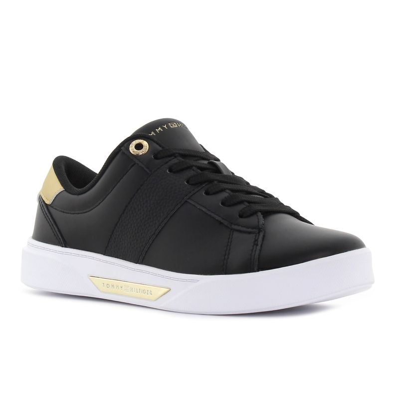 Pantofi din piele pentru femei Tommy Hilfiger Chic Panel-01
