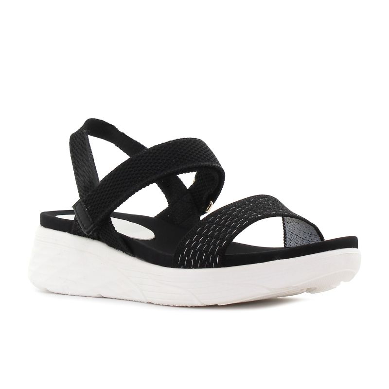 Yolera - Giada fekete női szandál