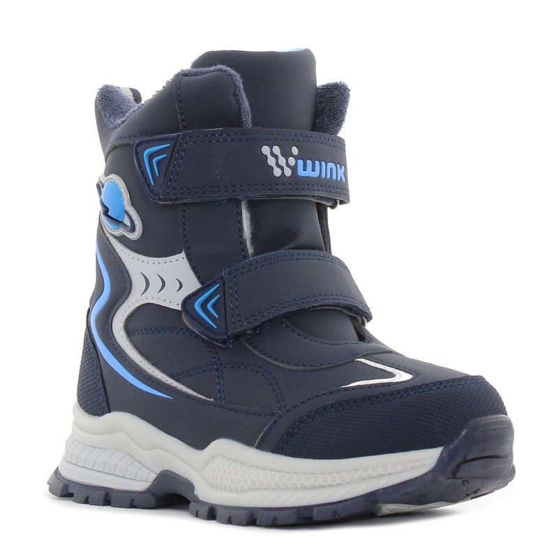 Wink - Strn sötétkék gyerek csizma