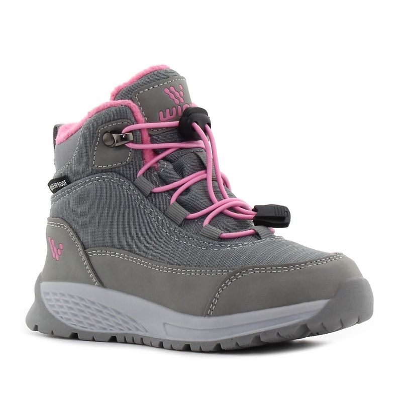 Wink - Zela Leus vízlepergető szürke gyerek bakancs