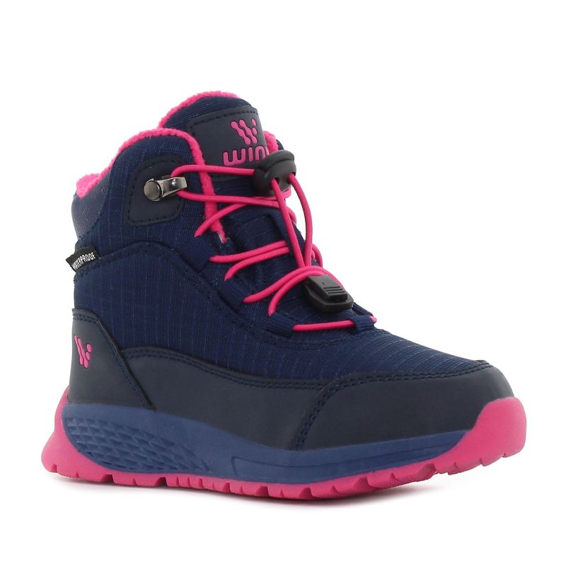 Wink - Zela Leus vízlepergető sötétkék gyerek bakancs
