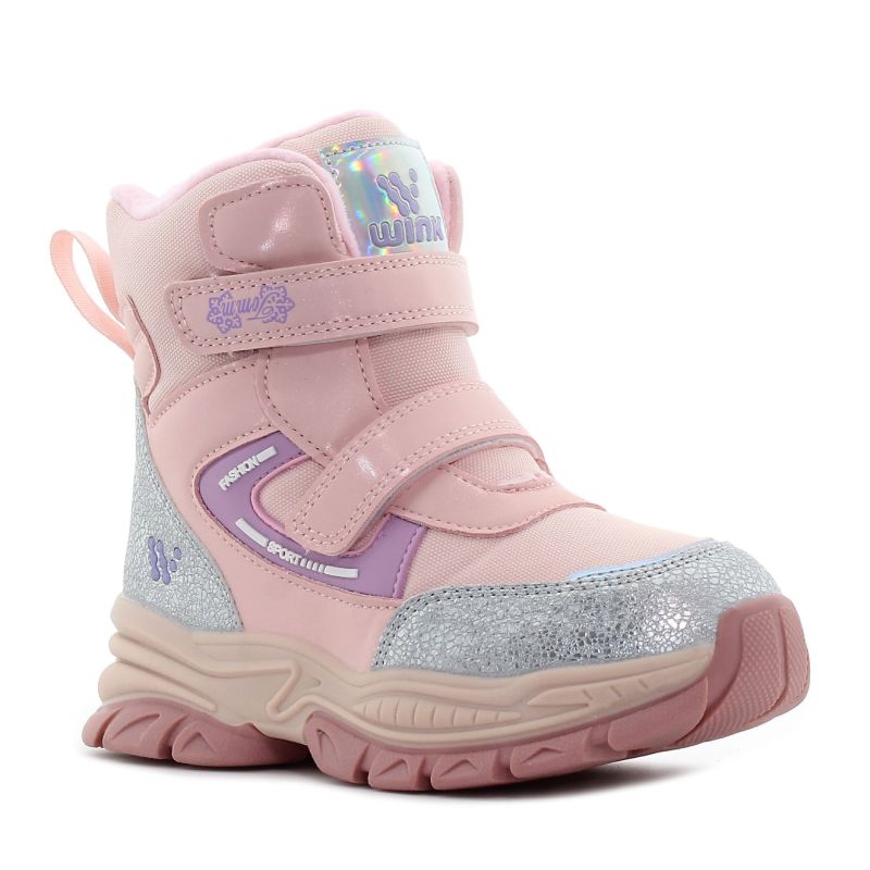 Wink - Kaldia rózsaszín baba bakancs