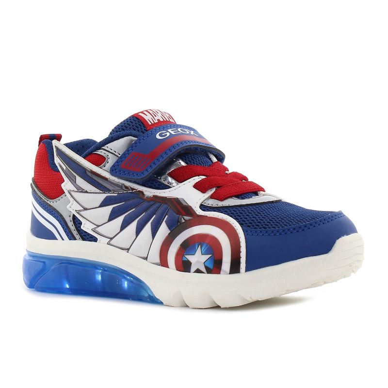 Geox J Ciberdron flashing copii pantofi-01