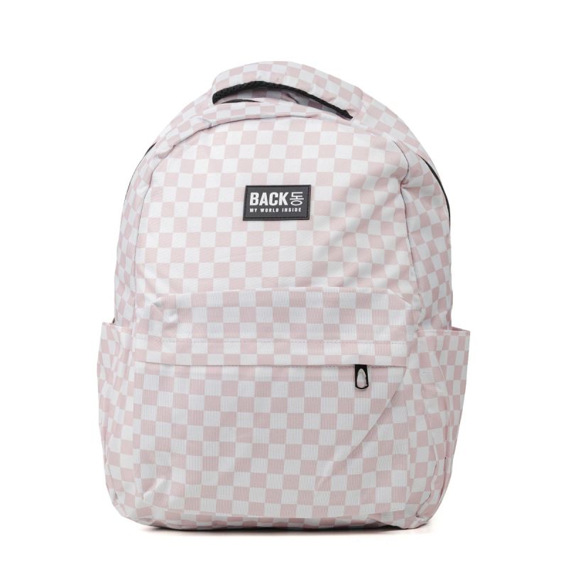 Grace - Back rózsaszín-fehér hátizsák