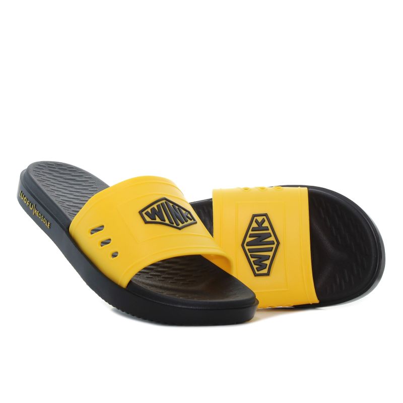 Wink - Papuci pentru bărbați Shield yellow-01