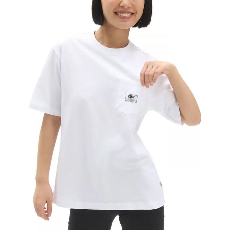 Vans Classic Patch Pocket pentru femei cu mâneci scurte-01