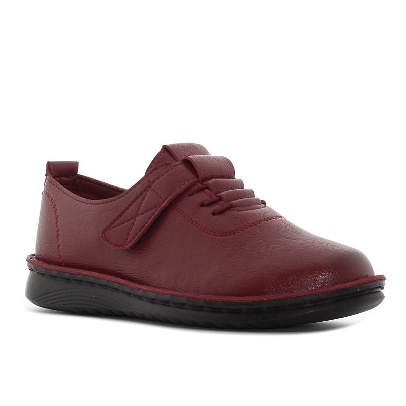 Yolera - Pantofi de damă Isha burgundy-01