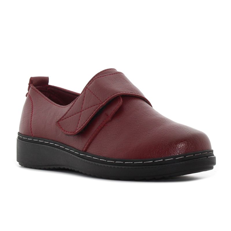 Yolera - Pantofi de damă Saba burgundy-01