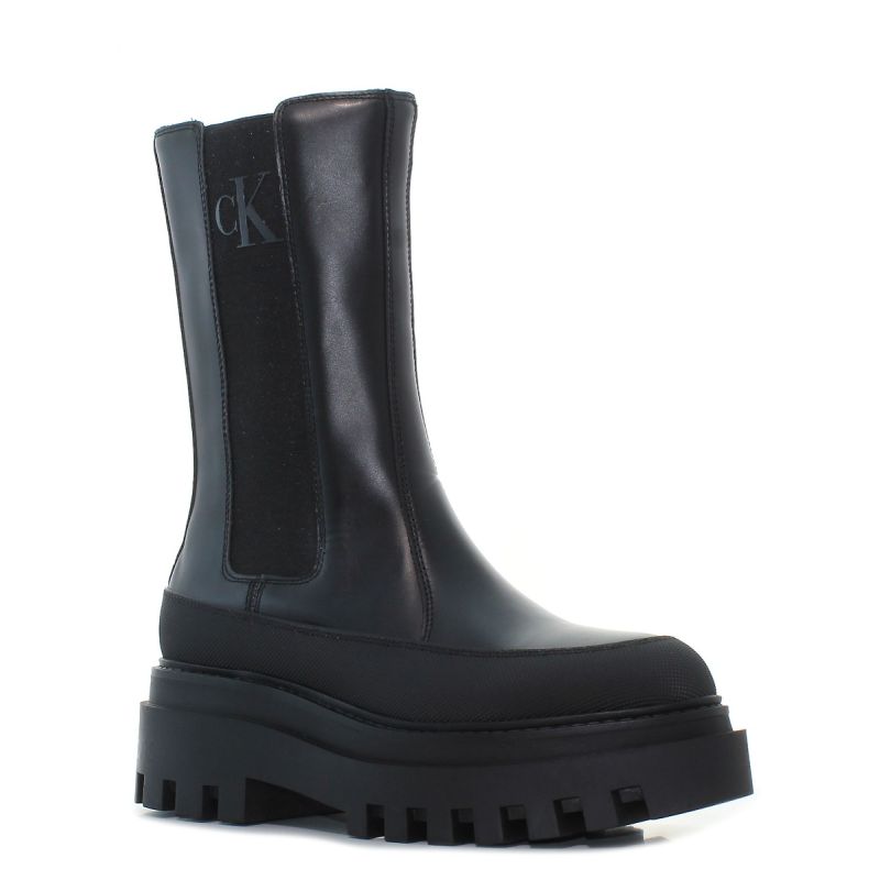 Calvin Klein Flatform Chelsea cizme de gleznă pentru femei-01