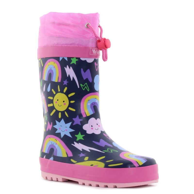 Wink - Aqqo sötétkék lány baba gumicsizma