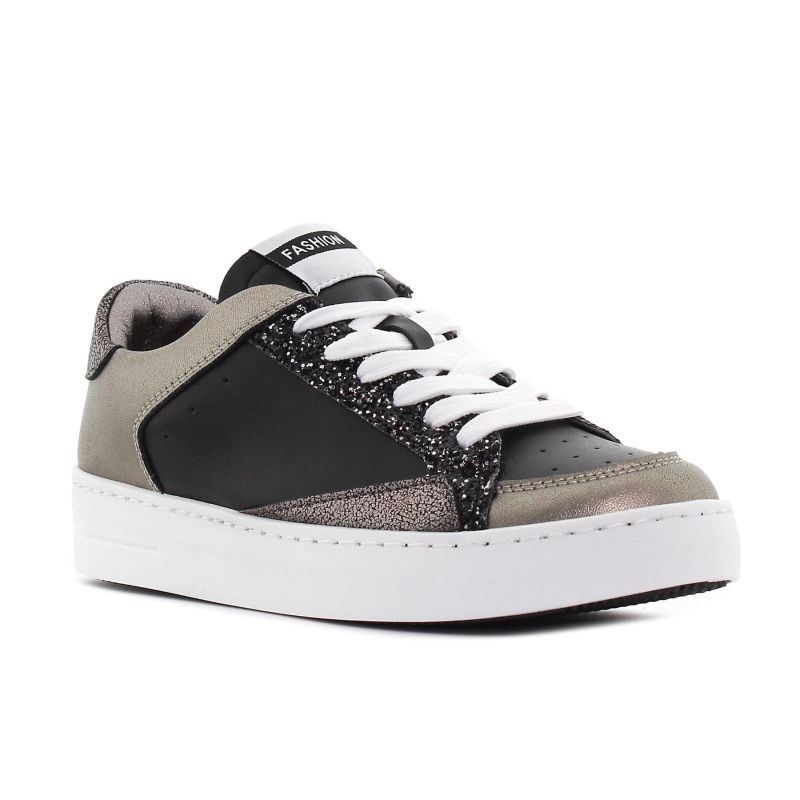 Yolera - Spark fekete női sneaker