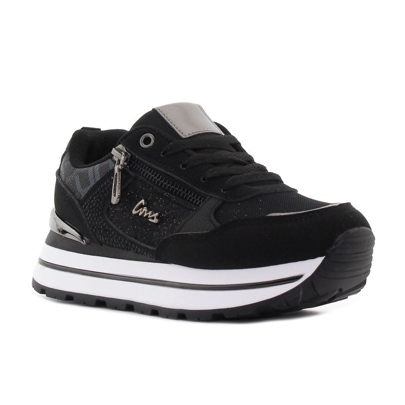 Yolera - Guns fekete női sneaker