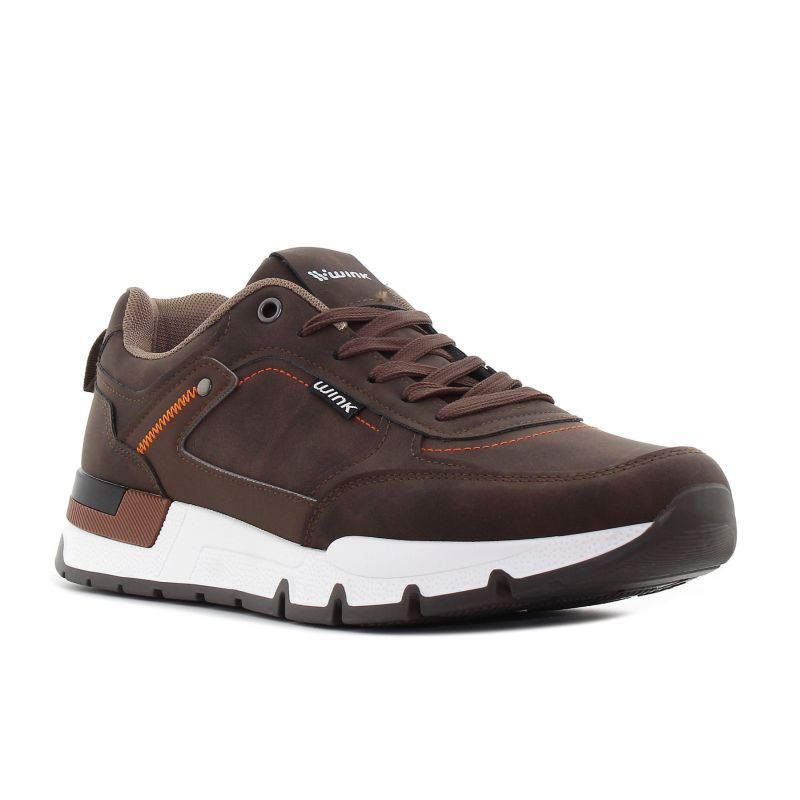 Wink - Conall barna férfi sneaker