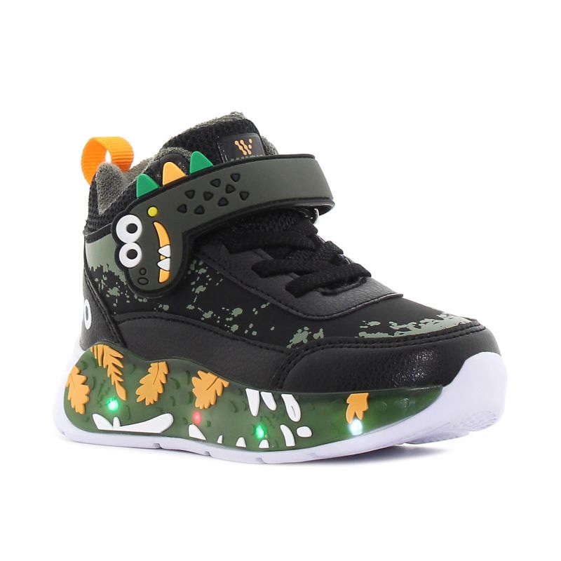 Wink - Plio fekete fiú baba sneaker
