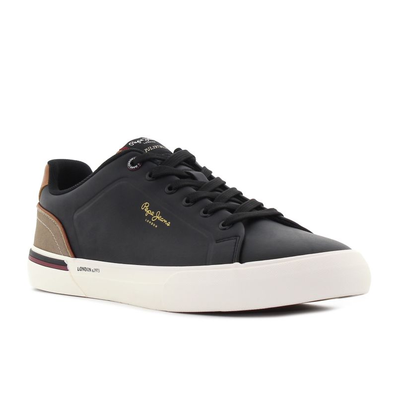 Pepe - Jeans Kenton Campus fekete férfi sneaker