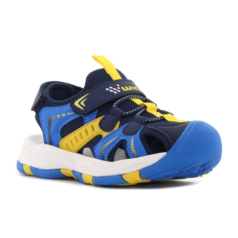 Wink - Dvell kék fiú tépőzáras szandál -SE61013-3GY