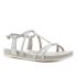 Tamaris ezüst női szandál