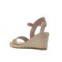 Tamaris nude női éktalpú szandál
