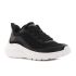 Skechers Bobs Sport Squad Waves - Still Wading fekete női cipő