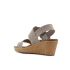 Skechers Beverlee - Timeless Touch bézs női éktalpú szandál