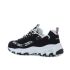 Skechers D'Lites - Blooming Fields fekete női cipő