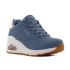 Skechers Uno - Wedge - Hi Steps kék női cipő