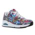Skechers Uno - Color Doodle mintás női cipő