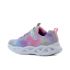 Skechers Twisty Brights 2.0 villogó ezüst gyerek cipő