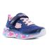Skechers S-Lights - Eternal Heart Lights villogó sötétkék gyerek cipő