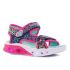 Skechers Flutter Hearts villogó sötétkék gyerek szandál