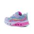 Skechers Flutter Heart Lights - Groovy Swirl villogó lila baba cipő