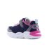 Skechers S-Lights - Twisty Glow villogó fekete gyerek cipő