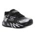Skechers S-Lights - Flex - Glow Bolt villogó fekete gyerek cipő