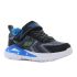 Skechers Tri - Namics villogó fekete baba cipő