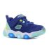 Skechers Mighty Glow villogó sötétkék baba cipő